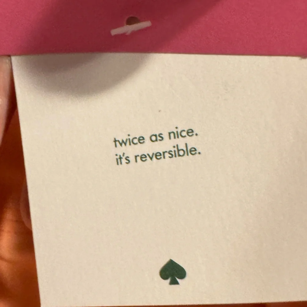 Kate Spade Reversible Bucket Hat β οΈ Green Palm Print / Pink | NWT~ - Picture 12 of 14